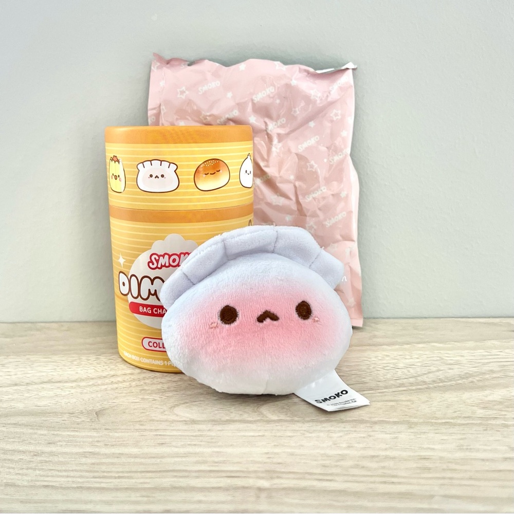 Smoko Dim Sum Plush Pendant - Shrimp Dumpling